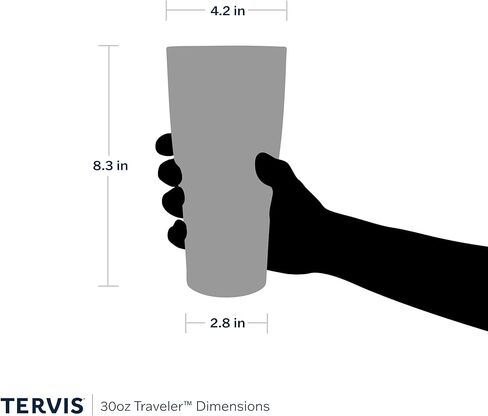 Tervis Traveler NHL - كوب سفر MVP ثلاثي معزول يحافظ على المشروبات باردة وساخنة، 30 أونصة، من الفولاذ المقاوم للصدأ in Kuwait
