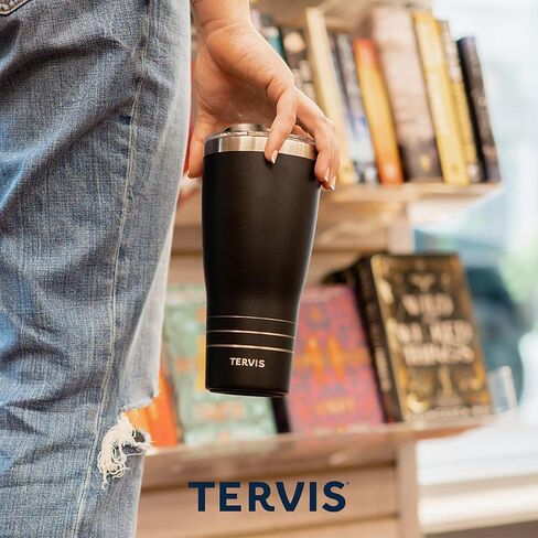 Tervis Traveler NHL - كوب سفر MVP ثلاثي معزول يحافظ على المشروبات باردة وساخنة، 30 أونصة، من الفولاذ المقاوم للصدأ in Kuwait