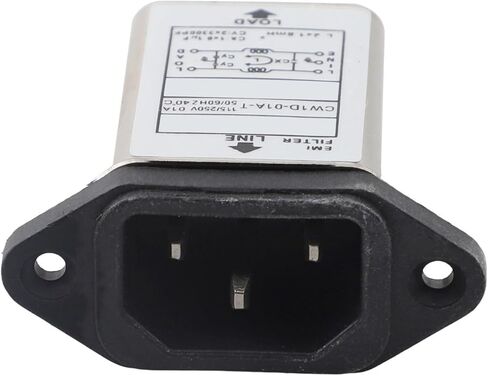 IEC مدخلات الطاقة مرشح RFI منفذ AC CW1D-T نوع الضوضاء المكثف مع الصمامات لمعدات تحويل التردد والإضاءة (CW1D-01A-T) in Kuwait