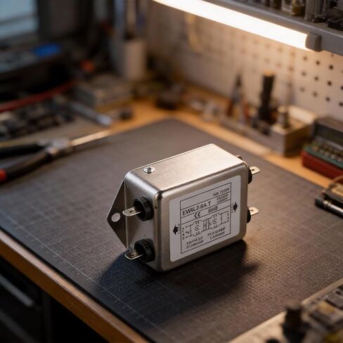 FABULETTA Double-Section Single-Phase Power Filter 115/250VAC 50/60Hz Featuring 80dB Stop Attenuation for Electrical Systems CW4L2-6A-T(CW4L2-6A-T) in Kuwait