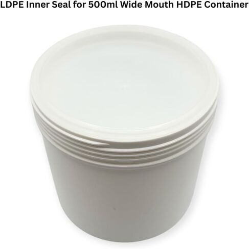 زجاجة عينة مختبر LDPE، حاوية واسعة الفم سعة 500 مل HDPE مع غطاء لولبي، وعاء تخزين الكاشف in Kuwait