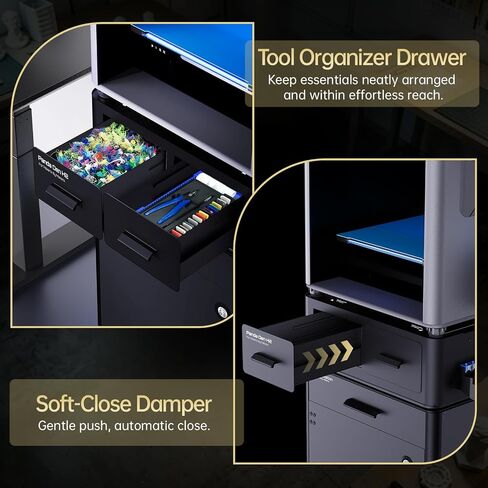 BIQU Panda Den H2+Panda Perch H2+Panda Perch HT for Bambu-Lab H2D/H2S/H2C 3D Printers, Filament Waste Collection & AMS Storage to Save Space for Makers, 3D Printing Farms in Saudi Arabia