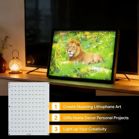 عبوتان من مجموعة لوحة الإضاءة الخلفية LED CMYK المطورة مع 120 مصباح LED من الليثوفان PCB طقم استبدال الضوء مع كابل USB متوافق مع طابعات Bambu Lab A1/A1 mini/P1S/X1C ثلاثية الأبعاد in Kuwait