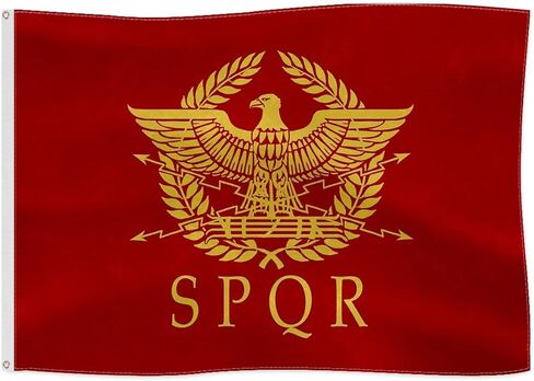 علم الجيش الروماني الإمبراطوري للمتعة في الهواء الطلق العلم التاريخي Vexillum (SPQR) in Kuwait