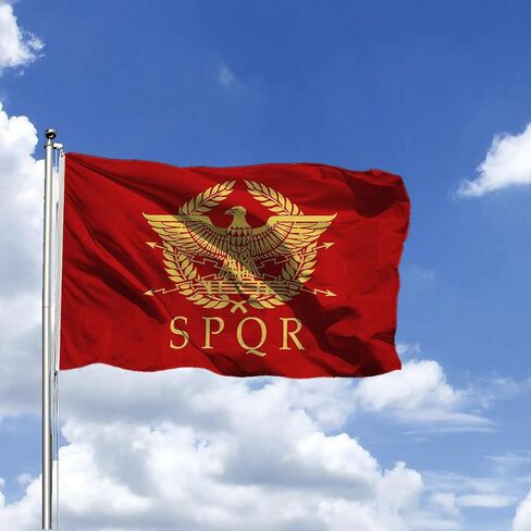 علم الجيش الروماني الإمبراطوري للمتعة في الهواء الطلق العلم التاريخي Vexillum (SPQR) in Kuwait