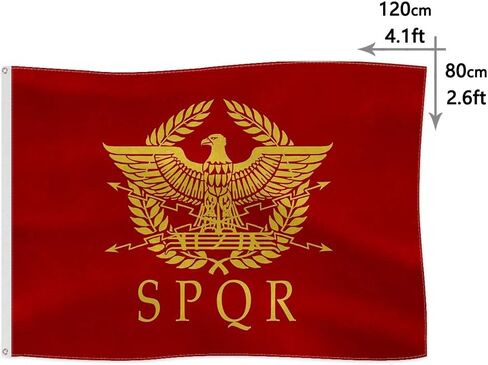 علم الجيش الروماني الإمبراطوري للمتعة في الهواء الطلق العلم التاريخي Vexillum (SPQR) in Kuwait