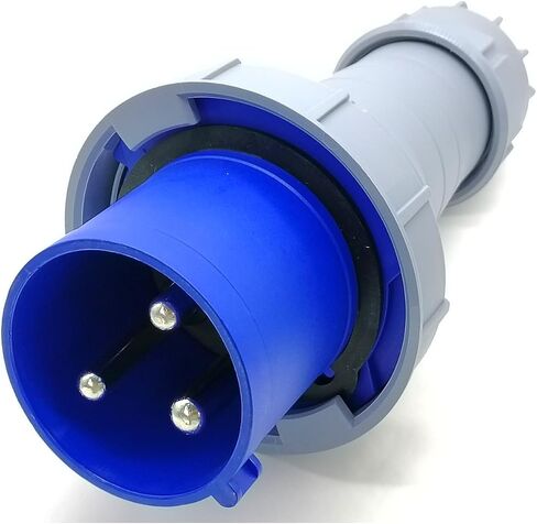 IEC60309 Waterproof Industrial Connector Plug 3Pin 125A 250V 2P+E IP67 in Kuwait