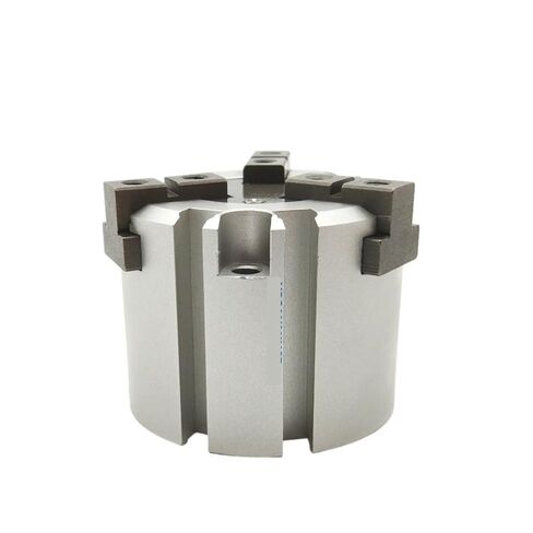 1pcAir Gripper Pneumatic Cylinder MHS Parallel Type Double Acting 3 Air Finger Automation(80) in Saudi Arabia