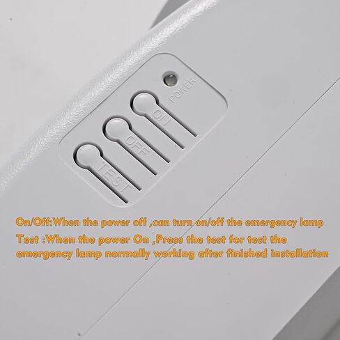 ضوء طوارئ LED لمدة 3 ساعات مع قابس 1.0 متر، إضاءة احتياطية للبطارية LED، تركيبات إضاءة خروج تجارية للأعمال المنزلية والمكتب الليلي وانقطاع التيار الكهربائي الآمن UL-924 AC110V in Kuwait