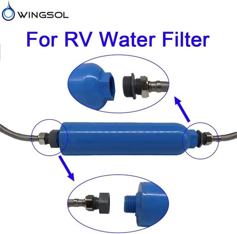 WINGSOL 3/4"-1/2" تركيب أنابيب ضغط المحول، 3/4" ذكر إلى 1/2" ذكر، 3/4" أنثى إلى 1/2" ذكر، محول مخفض خالٍ من مادة BPA مع حشية، قطعتان in Kuwait