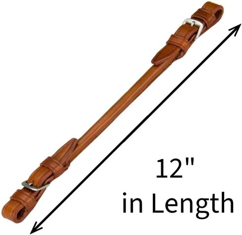 Rolled Leather Grab Strap with Buckles for English Saddles, 1 Year Warranty in Kuwait