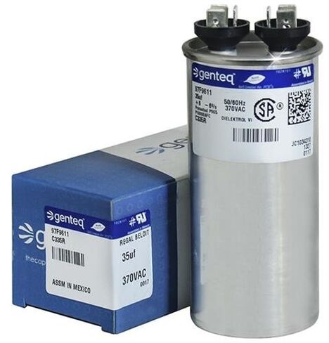 Mars 12218 - 35 uF MFD x 370 VAC Genteq استبدال مكثف مستدير # C335R / 97F9611 in Kuwait