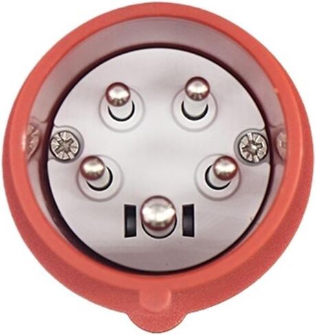Industrial Aviation Plug Socket IP44 Waterproof 32A 5-core 380V Power Connector JH025J in Kuwait