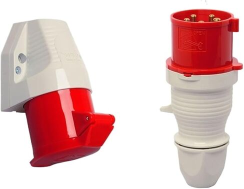 Industrial and Socket Waterproof and dustproof 32A 5P 400V(130) in Kuwait