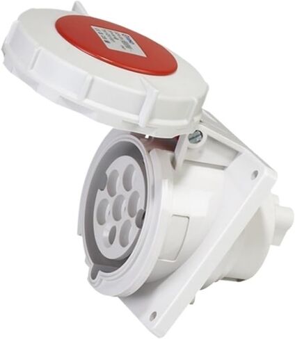 7-core 16A32A Three-Phase 400V Industrial Aviation and Socket Waterproof and dustproof Seven-Hole Oil Machine Interface(7P32AIP44 Plug GP744) in Kuwait
