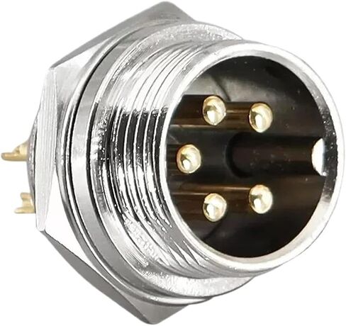 GX16 Industrial 2/3/4/5/6/7/8/9/10 Pin Male Plug/Female Socket Connector 2-Pin(3p Whole Set,5 Sets) in Saudi Arabia
