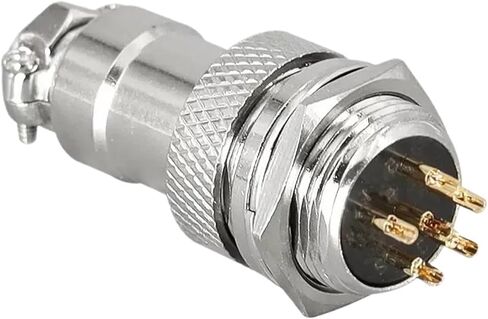 GX16 Industrial 2/3/4/5/6/7/8/9/10 Pin Male Plug/Female Socket Connector 2-Pin(3p Whole Set,5 Sets) in Saudi Arabia