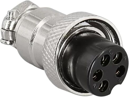 GX16 Industrial 2/3/4/5/6/7/8/9/10 Pin Male Plug/Female Socket Connector 2-Pin(3p Whole Set,5 Sets) in Saudi Arabia
