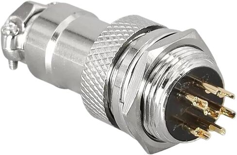 GX16 Industrial 2/3/4/5/6/7/8/9/10 Pin Male Plug/Female Socket Connector 2-Pin(3p Whole Set,5 Sets) in Saudi Arabia