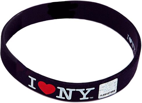 Torkia - سوار معصم I Love/Heart NY مرخص رسميًا (أسود) in Kuwait