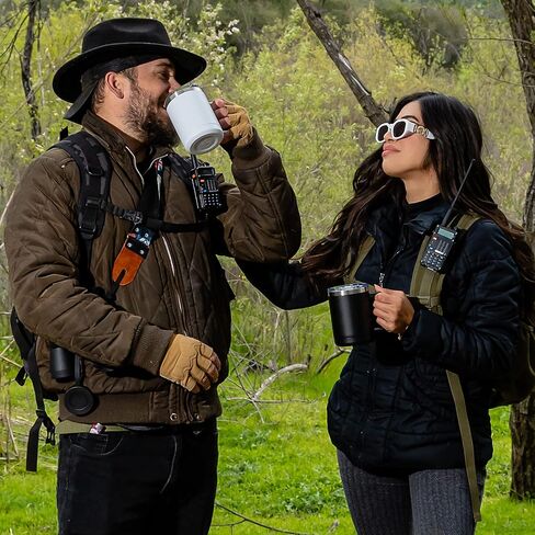 كوب قهوة LaserGram معزول بالفراغ سعة 15 أونصة، غراب، نقش شخصي متضمن (أرجواني غامق) in Kuwait