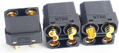 5 Pairs of Black XT90H Male and Female Connector Plugs in Kuwait