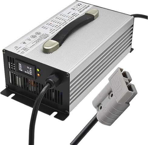 1500W 36V 30A Batteries Charger Forklift Battery Charger with LCD Display 50A/120A/175A/350A Anderson Plug,350a in Kuwait