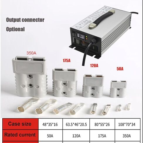 1500W 36V 30A Batteries Charger Forklift Battery Charger with LCD Display 50A/120A/175A/350A Anderson Plug,350a in Kuwait