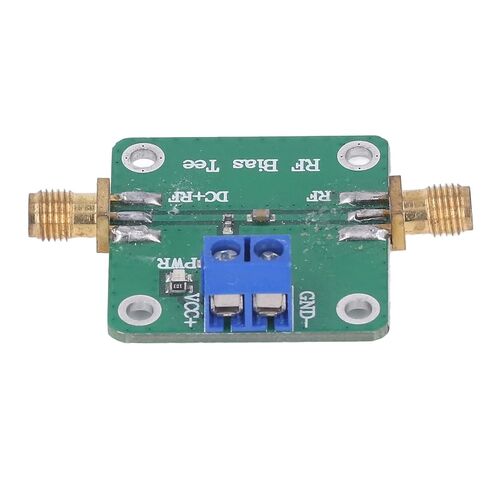 وحدة Bias Tee Module، لوحة تصفية مانع التيار المستمر للميكروويف RF - نطاق التردد من 10 إلى 6000 ميجاهرتز - مكون إلكتروني منخفض فقدان الإدخال لأنظمة الاتصالات in Kuwait