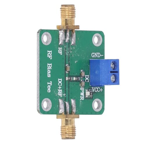 وحدة Bias Tee Module، لوحة تصفية مانع التيار المستمر للميكروويف RF - نطاق التردد من 10 إلى 6000 ميجاهرتز - مكون إلكتروني منخفض فقدان الإدخال لأنظمة الاتصالات in Kuwait