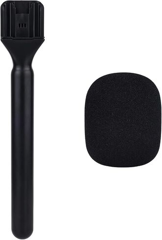 Holder for DJI Mic/DJI Mic 2, Handheld Wireless Microphone Stand Wireless Interview Microphone Adapter Handle with Pop Filter, Parts Accessories in Kuwait