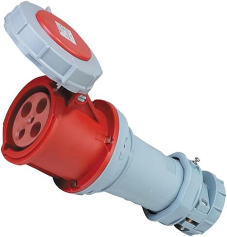 4-Hole Waterproof and Splash-Proof Industrial Socket Three-Phase SP-1117-63A Connector in Kuwait