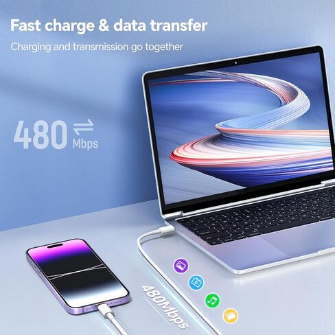 متوافق مع شاحن iPhone 14/13، 2 حزمة من مكعبات شاحن الحائط للشحن السريع بقدرة 20 وات مع كابل USB C إلى Lighing بطول 6/10 أقدام متوافق مع iPhone 14/Plus/Pro Max/13/Plus/Pro Max/iPad Pro (أصفر) in Kuwait