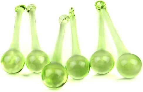 Hanging Crystals Prisms 16x60mm/20x80mm Lt.Green Crystal Prism Pendants Lighting Parts for Home Decoration Hangings Crystals for Decoration(16x60mm 100pcs) in Kuwait