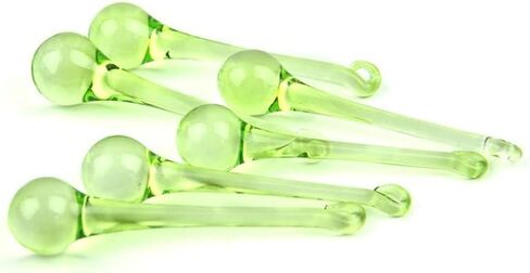Hanging Crystals Prisms 16x60mm/20x80mm Lt.Green Crystal Prism Pendants Lighting Parts for Home Decoration Hangings Crystals for Decoration(16x60mm 100pcs) in Kuwait