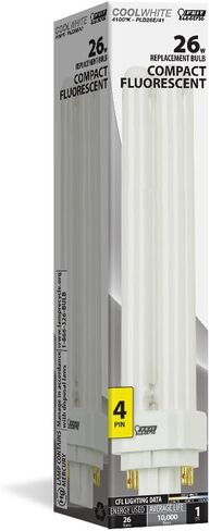 Feit Electric PLD26E/41 26-Watt Fluorescent PL Bulb, White Bulbs in Kuwait