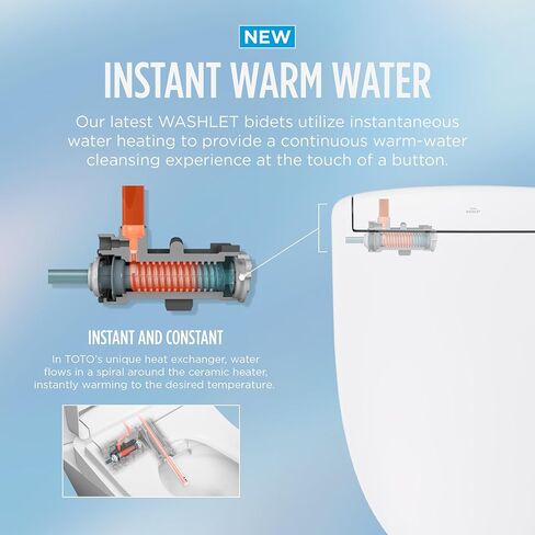 TOTO® Drake® WASHLET®+ Two-Piece Elongated 1.6 GPF Universal Height TORNADO FLUSH® Toilet with S5 Bidet Seat, Cotton White - MW7763446CSFG#01 in Kuwait