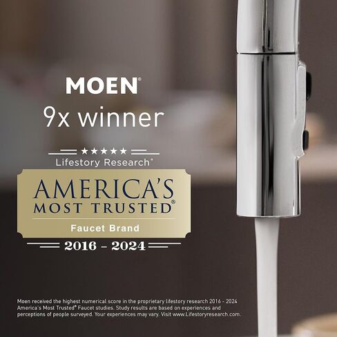 Moen 8215F05 Commercial M-Dura 4-Inch Centerser Bathroom Faucet with 4-Inch Wrist Blade Handles, 0.5-gpm, Chrome in Kuwait