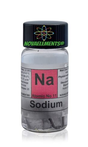 Sodium Metal Element 11 Sample, 99.8% Pure 1 Gram Under Mineral Oil Inside a Labeled Glass Vial… in Kuwait