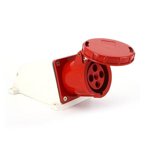 Three-Phase Four-Wire Surface-Mounted Socket LX-134-63A LX-144-125A Waterproof Industrial in Saudi Arabia