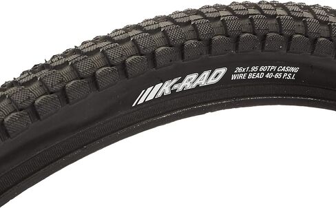 Kenda Kenda K Rad Semi Slick Tire 26/1.95'' Black | bike-tires in Kuwait