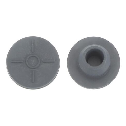 PATIKIL 13mm Vial Rubber Stoppers, 200 Pack Mushroom Injection Ports Stopper for Opening Glass Vials and Liquid Culture Jars Bottles Tanks, Gray in Saudi Arabia