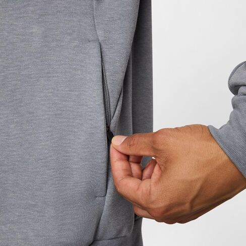 هودي Nike Primary Fleece للرجال ذو القلنسوة Dri-FIT UV بسحاب كامل للأداء in Kuwait