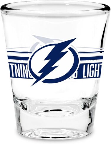 ريكو إندستريز NHL Hockey Tampa Bay Lightning Standard 1.7oz زجاج متين لقضبان الألعاب والمنزل in Kuwait