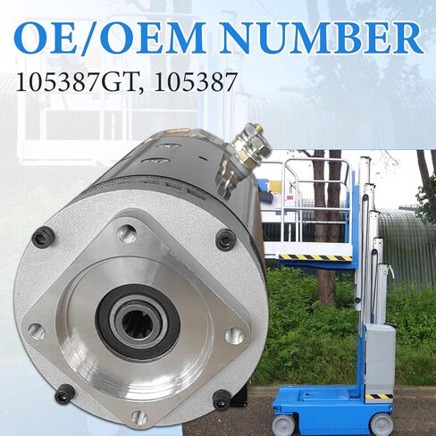 105387GT 105387 محرك بتيار مستمر 24 فولت مناسب لـ Genie GR-20 GR-12 GR-15 | لمحرك الجني GR20 QS-12 QS-15 TMZ-50/30 in Kuwait
