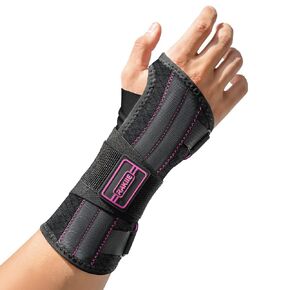 Rakiie Upgraded Carpal Tunnel Wrist Brace, Night Sleeping Support for Arthritis, Sprain & Tendonitis Pain Relief, Flexible 3-Bar Support, Breathable Hand Splint for Typing, Work & Housework, Fit for Men & Women (Pink, Medium, Right Hand) in Kuwait