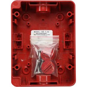 جهاز إنذار الحريق Fire Lite SB-I/O، صندوق خلفي مثبت على سطح البولي كربونات باللون الأحمر في الأماكن المغلقة/الخارجية in Kuwait