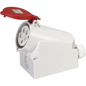 مقبس مقاوم للماء بمعيار أوروبي IP44 للإمداد المباشر الصناعي SP-1557-32A مكشوف in Kuwait