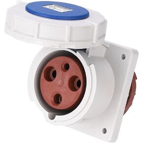 63A Waterproof 3-Hole Industrial Socket MN6332 *63A*220V-250V*3 Holes*13.8KW in Kuwait
