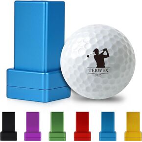 Terwex Golf Ball Stamp Personalized, Waterproof Custom Golf Ball Stamp Marker, Mark Your Own Fun Monogram Golf Balls Stamper, Ideal Retirement Golf Gift Accessories for Men Dad Husband Boyfriend in Kuwait